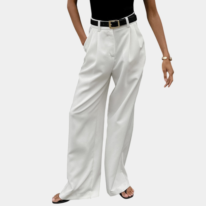 Flore | Pantalons larges solides sans ceinture