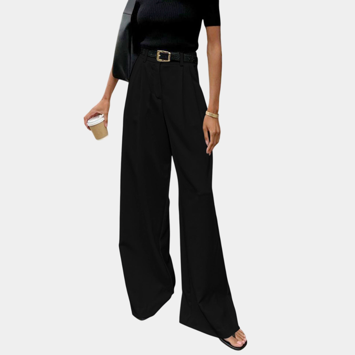Flore | Pantalons larges solides sans ceinture